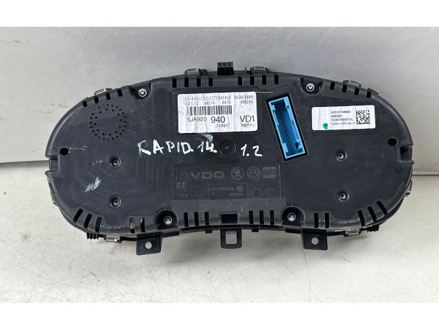 Панель приборов 5JA920940, 00000000 Skoda Rapid (NH)