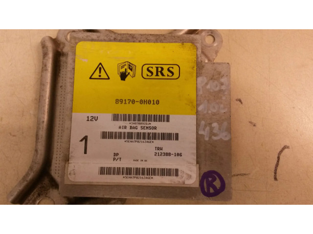 Блок подушек безопасности 891700H010, 212388106   Peugeot 107