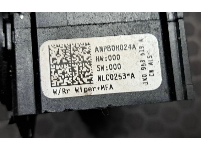 Ручка стеклоочистителей 1K0953519, 1K0953519A Volkswagen Golf Plus