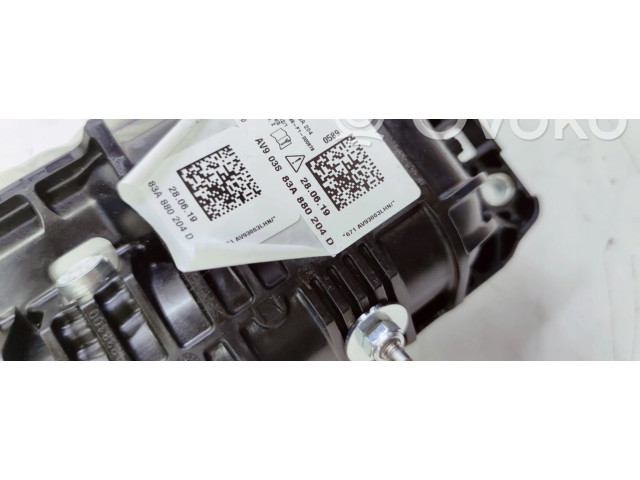 Подушка безопасности пассажира 83A880204D Audi Q3 F3