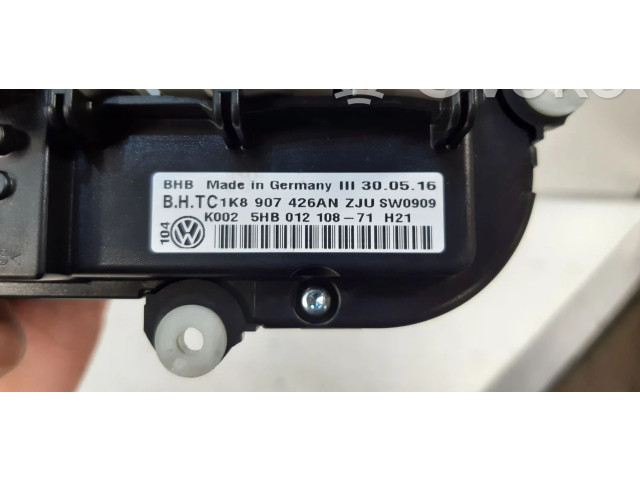 Блок управления климат-контролем 1K8907426AN, 1K8907426A   Volkswagen Jetta VI