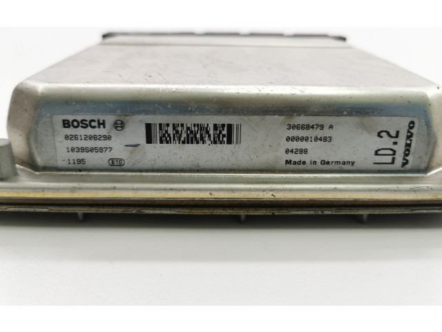 Блок управления двигателя 30668479A, 0261208290 Volvo XC90
