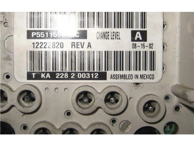 Блок управления климат-контролем 12222820   Jeep Grand Cherokee (WJ)