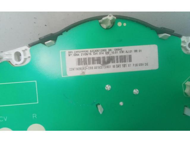 Панель приборов 98041181XT, 98041181XT Citroen C3