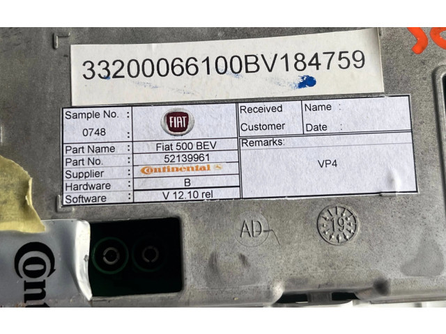 Спидометр (приборный щиток)    52139961, FL1500E   Fiat 500E