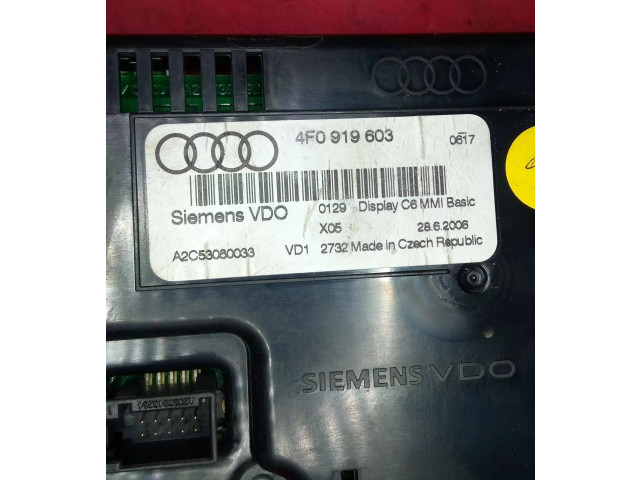 Дисплей    4F0919603, 2862006   Audi A6 S6 C6 4F