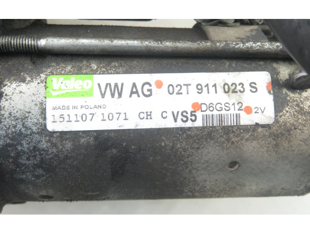 Турбина Стартер Skoda Fabia Mk2 (5J)  D6GS12, 02T911023S   для двигателя BBM      