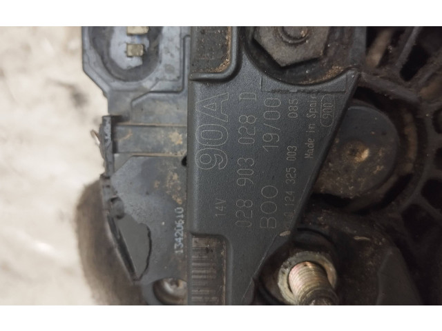 Генератор 13420610, 0124325003   Volkswagen Caddy      