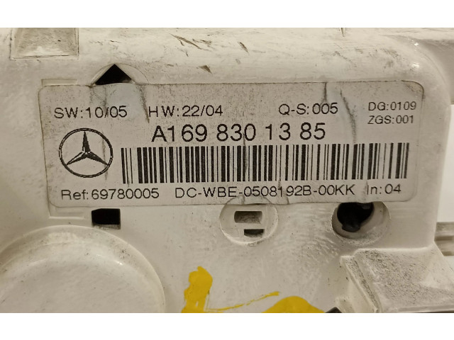 Pojistková skříňka Модуль блока управления кондиционером A1698301385 Mercedes-Benz B W245 2005