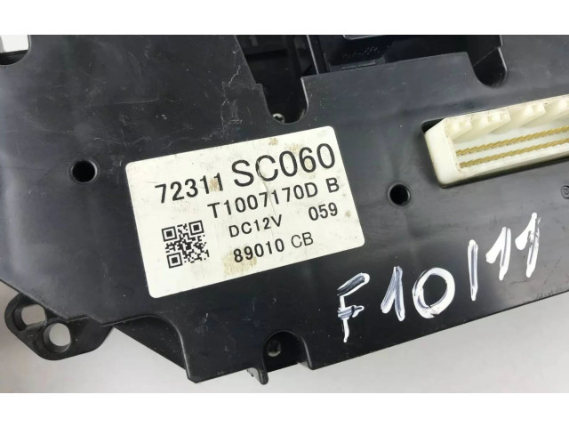 Блок управления климат-контролем 72311SC060   Subaru Forester SH