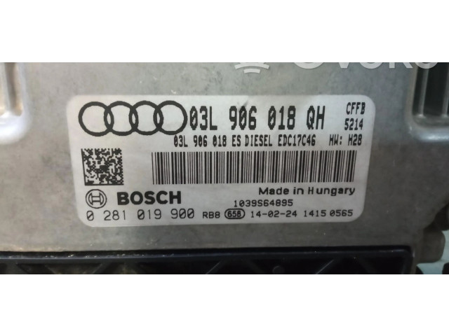 Поршень Блок управления двигателем ECU 03L906018QH Audi Q3 8U