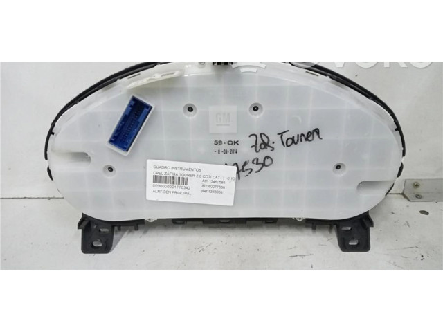 Přístrojová deska Opel Zafira C 2016 13460581, 0090059