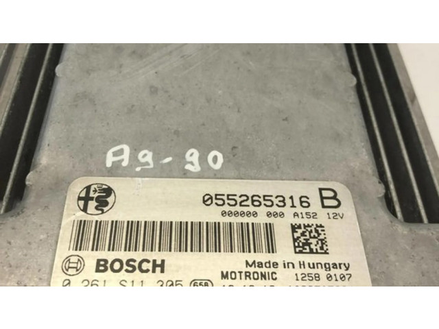 Блок управления двигателя 055265316B, 0261S11305 Alfa Romeo Giulia