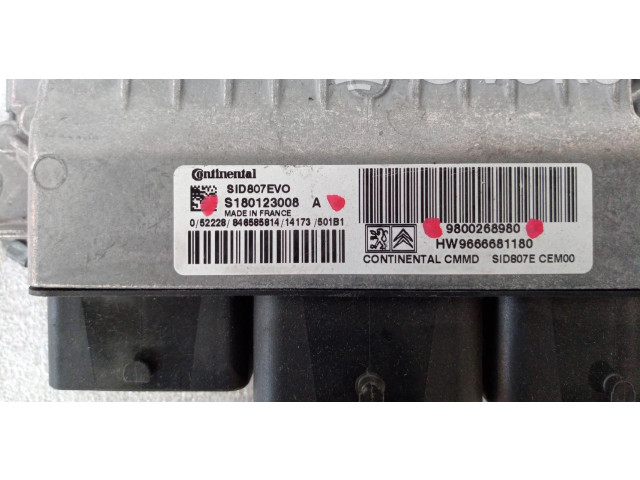 Блок управления коробкой передач S180123008A   Citroen C4 I