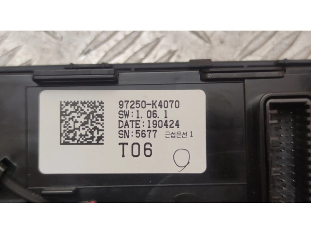 Блок управления климат-контролем 97250K4070   Hyundai Kona