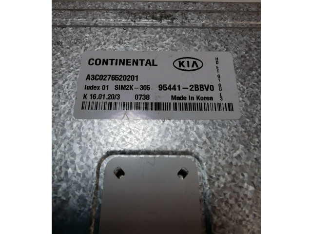 Блок управления двигателя 954412BBV0, A3C0276520201 KIA Niro