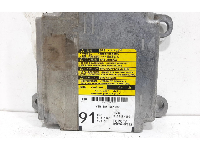 Блок подушек безопасности 891700F032, 213819107 Toyota Corolla Verso E121