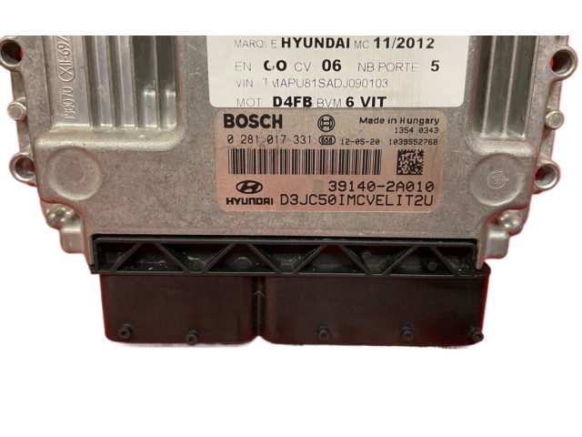 Комплект блоков управления 0281017331, 39140-2A010   Hyundai ix20