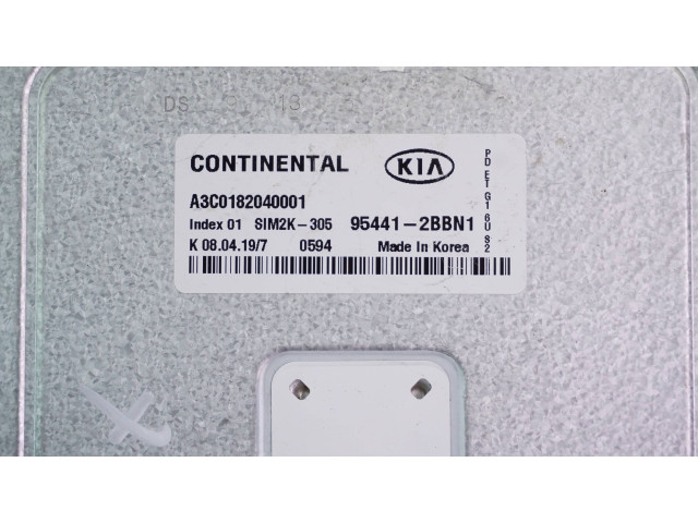 Блок управления двигателя 954412BBN1, A3C0182040001   KIA Ceed