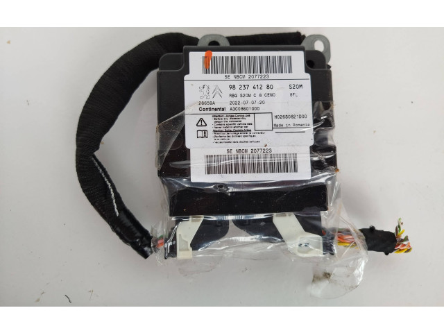 Блок управления надувных подушек 9823741280 Citroen Berlingo