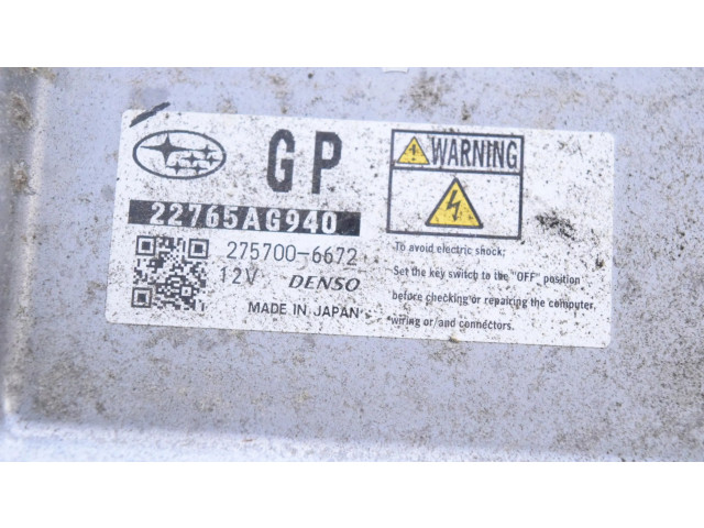 Řídící jednotka 22765AG940 Subaru Outback (BS) 2015