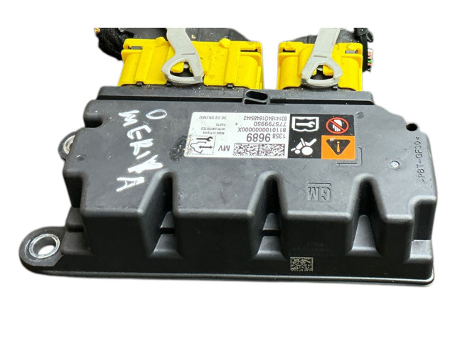 Блок подушек безопасности 13589689, 775799950   Opel Meriva B