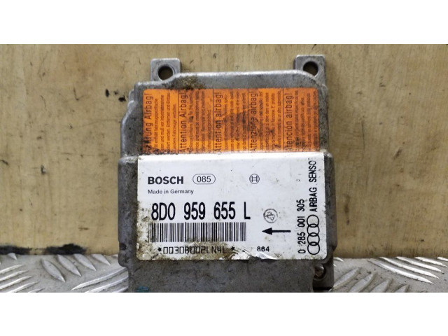 Блок подушек безопасности 8D0959655L, 0285001305 Audi A4 S4 B5 8D