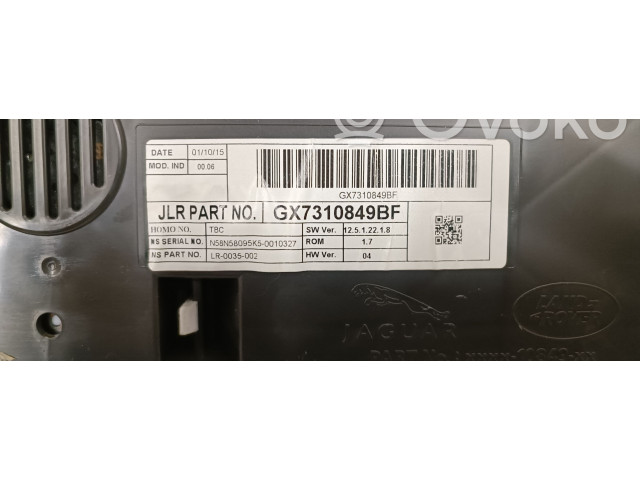 Панель приборов N58N58095K50010327, GX7310849BF Jaguar XE