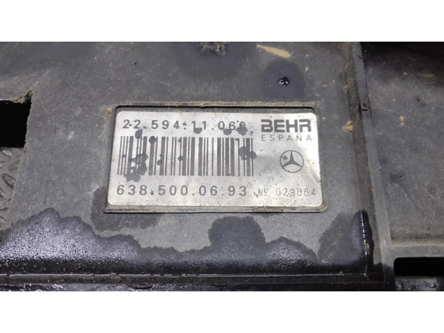 Вентилятор радиатора     2259411060, 6385000693    Mercedes-Benz Vito Viano W638 2.1