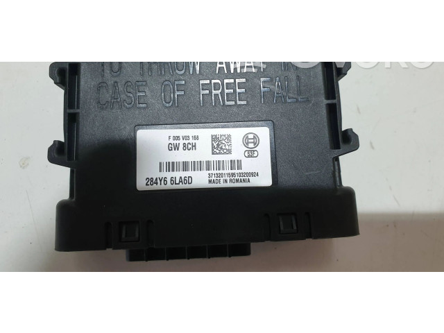 Блок управления 284Y66LA6D, F005V03168 Renault Clio V