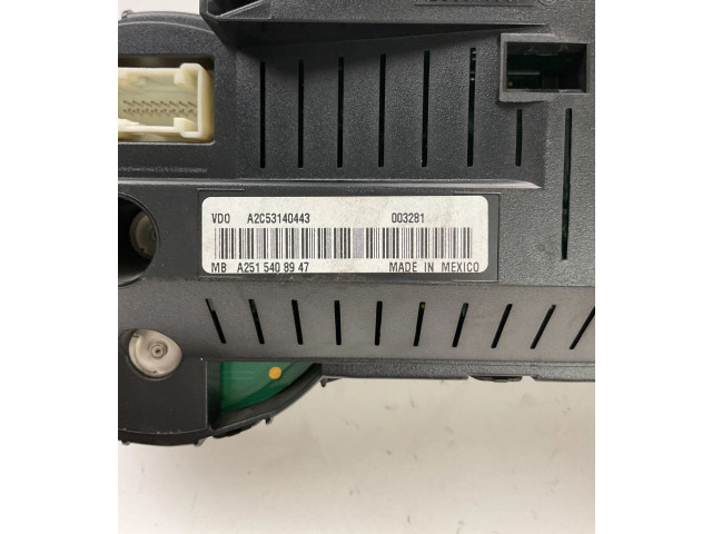 Přístrojová deska Mercedes-Benz R W251 2007 A2515408947