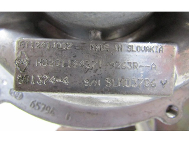 Turbodmychadlo Турбина 144116213R Renault Captur K9K-B6