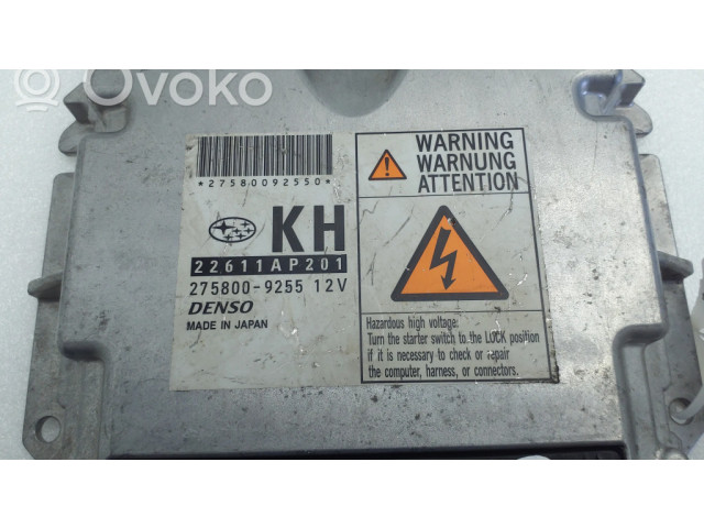 Блок управления двигателя 22611AP201, 2758009255 Subaru Forester SH