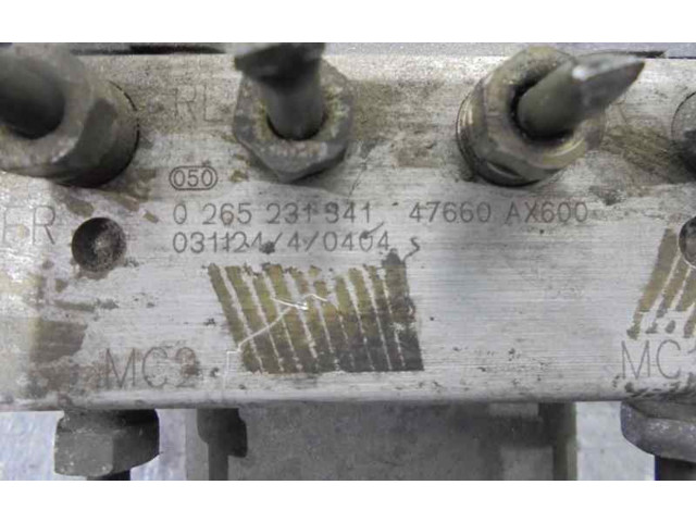 Jednotka ABS 47660AX600, 0265231S41 Nissan Micra 2003