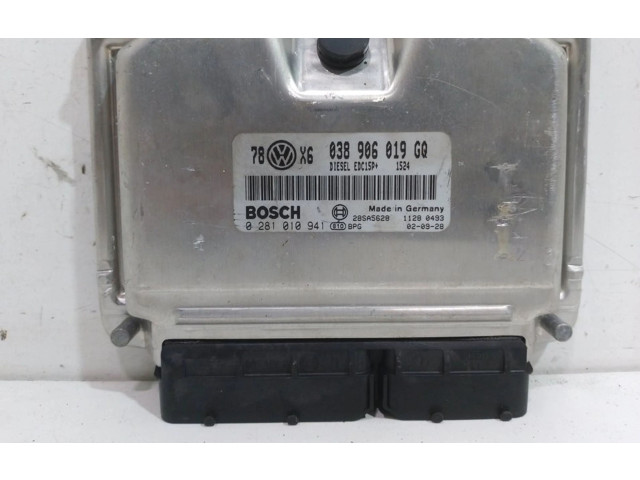 Řídící jednotka 0281010942, 038906019GQ Volkswagen Passat Alltrack 2002