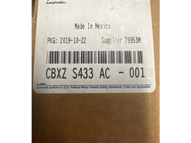 Подушка безопасности водителя CBXZS433AC, 20191022 Jeep Grand Cherokee