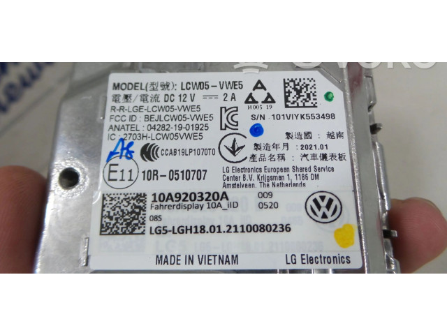 Панель приборов 10A920320A, 10A920320B Volkswagen ID.3