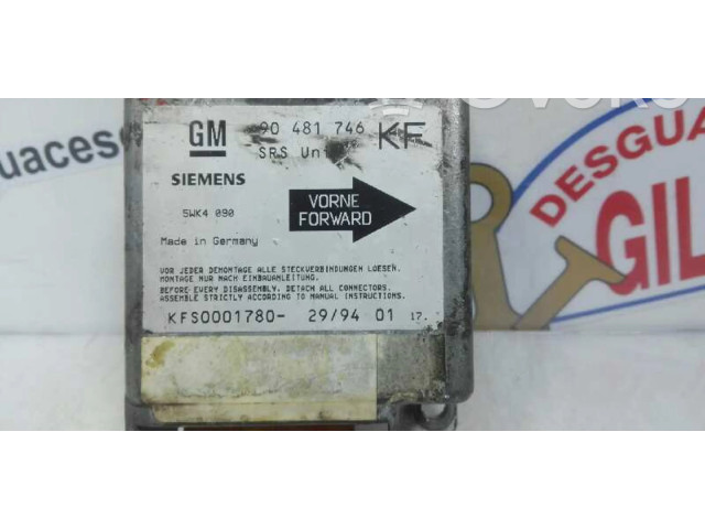 Блок подушек безопасности 90481746, 53922   Opel Tigra A
