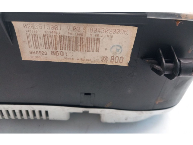 Přístrojová deska Seat Arosa 2000 6H0920860L