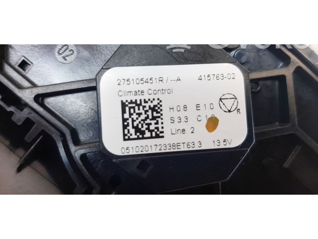 Модуль блока управления кондиционером 275105451R   Dacia Duster II