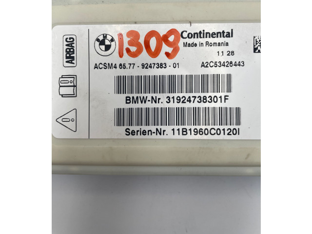 Блок подушек безопасности 9247383, A2C53426443   BMW X3 F25