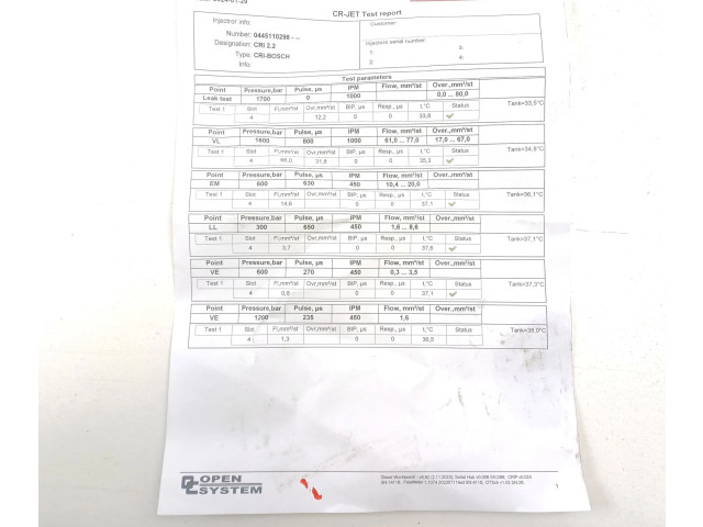 Форсунка 0445110298    Volvo V70  D5244T4 