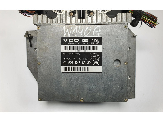 Řídící jednotka A2105400373 Mercedes-Benz S W140 1996