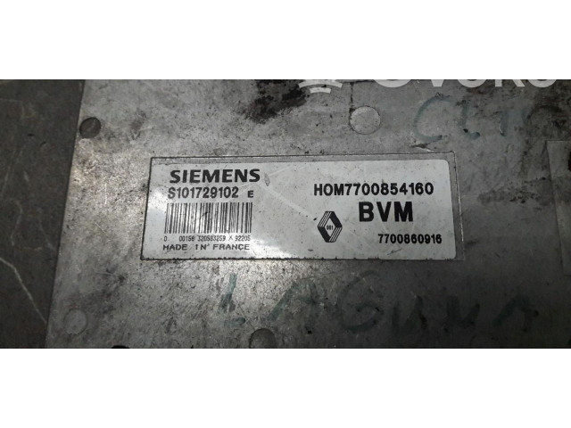 Блок управления двигателем Блок управления 7700860916   Renault Clio I