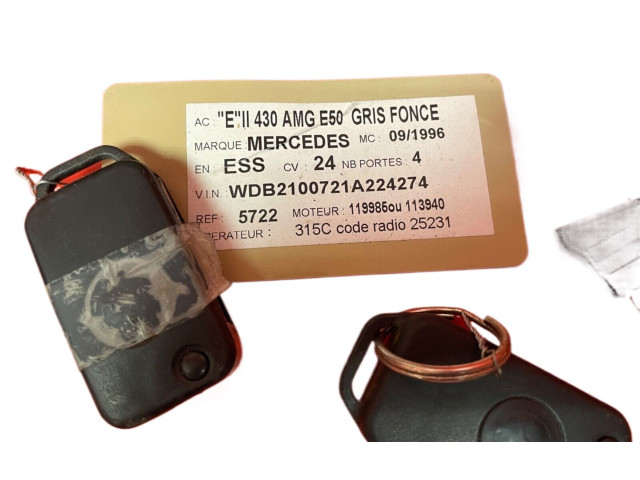 Řídící jednotka 0261204080, A0225459532 Mercedes-Benz E AMG W210 1996