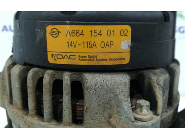 Генератор A6641540102 SsangYong Kyron