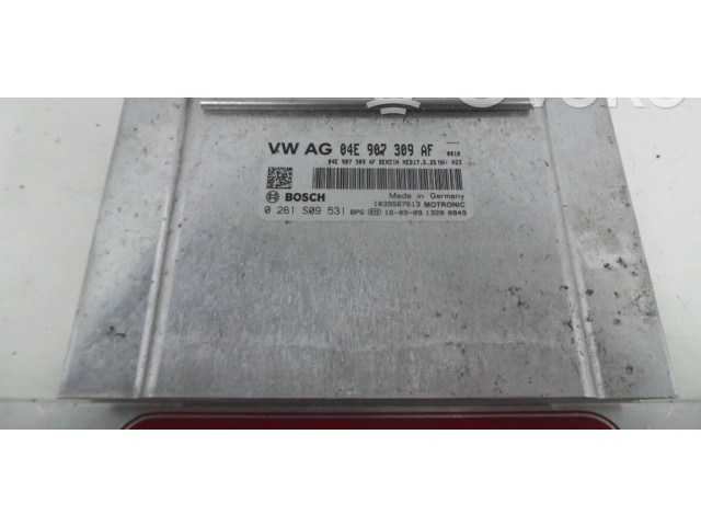 Блок управления двигателя 04E907309AF, 0261S09531 Skoda Fabia Mk3 (NJ)