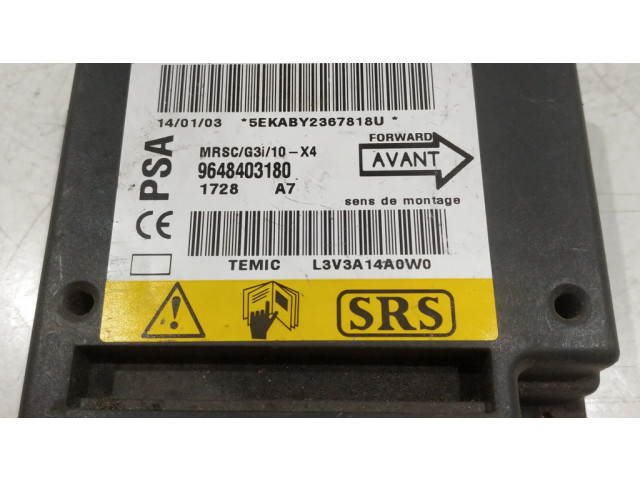 Блок подушек безопасности 9648403180, 1728A7   Citroen C5