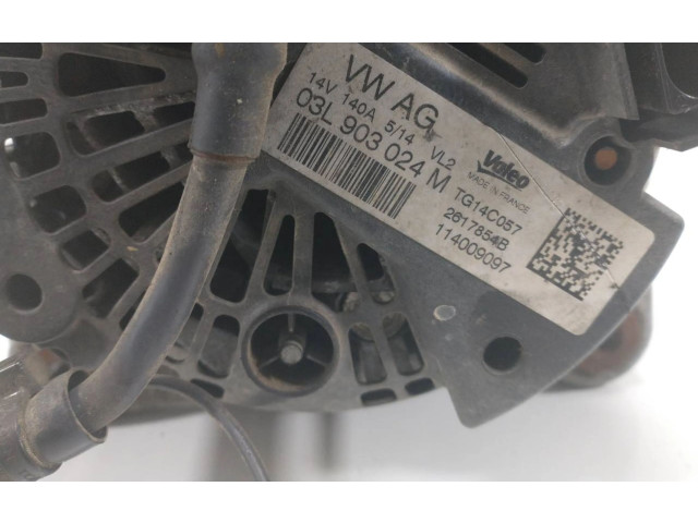 Генератор 03L903024M   Volkswagen Caddy      