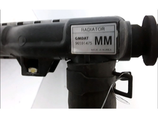 Радиатор охлаждающей жидкости 96591475 Chevrolet Matiz